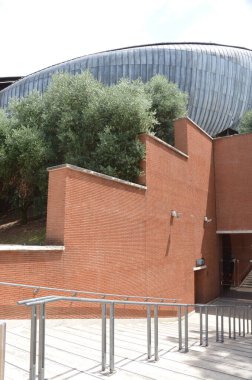 Roma 'nın sokak manzarası. İtalya.