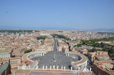 Roma / İtalya - 20 Temmuz 2018: Aziz Peter Bazilikası, Vatikan