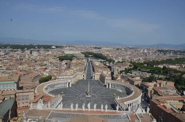 Rom Italien Juli 2018 Blick Auf Den Petersdom Vatikan — Stockfoto