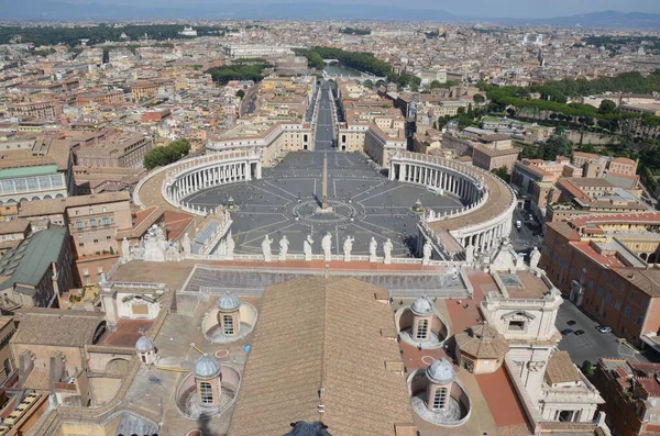 Roma Itália Julho 2018 Vista Basílica São Pedro Vaticano — Fotografia de Stock