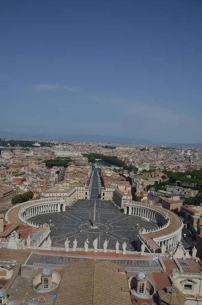 Rom Italien Juli 2018 Blick Auf Den Petersdom Vatikan — Stockfoto