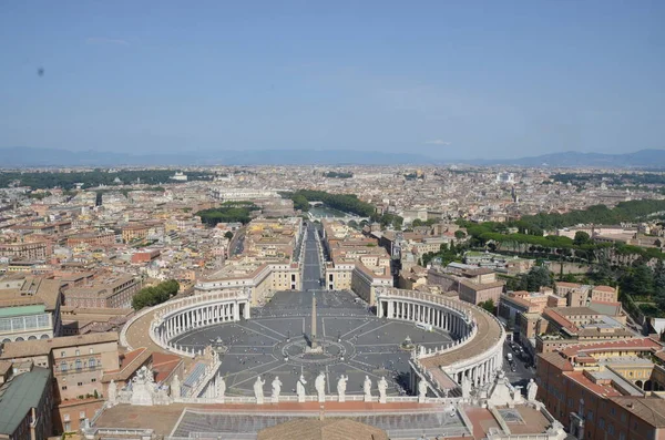 Rom Italien Juli 2018 Blick Auf Den Petersdom Vatikan — Stockfoto