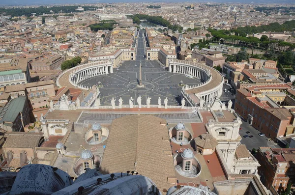 Roma Itália Julho 2018 Vista Basílica São Pedro Vaticano — Fotografia de Stock