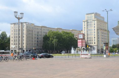 Şehrin sokak manzarası Berling, Almanya