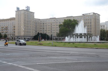 Şehrin sokak manzarası Berling, Almanya