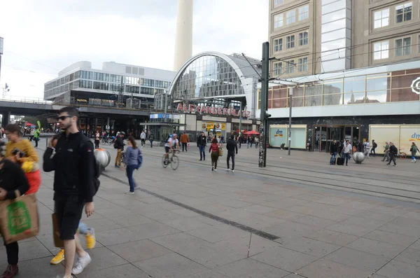 Straatbeeld Van Stad Berling Duitsland — Stockfoto