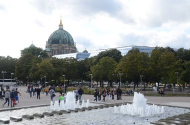 Şehrin sokak manzarası Berling, Almanya