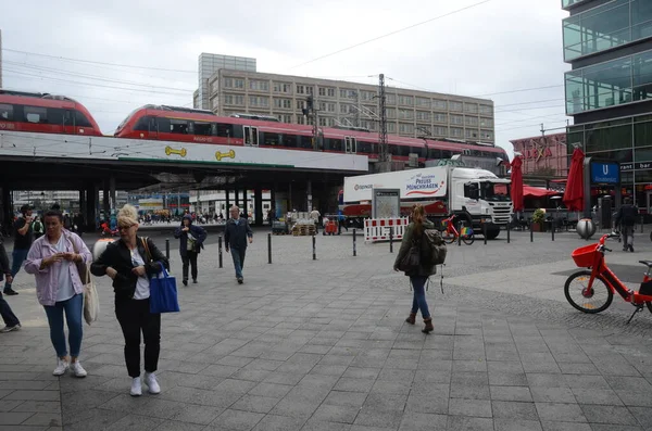 Street View City Berling Germany — Stock Photo, Image