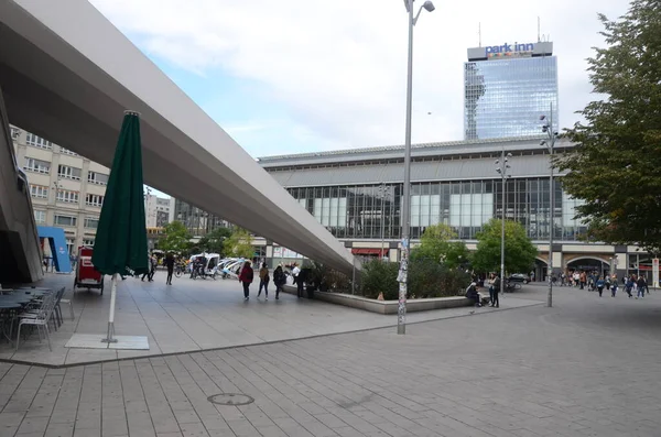 Straßenansicht Der Stadt Berlin Deutschland — Stockfoto