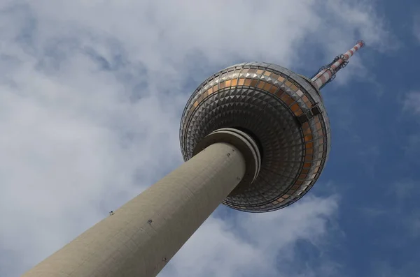 Tour Télévision Située Sur Alexanderplatz Berlin Allemagne — Photo