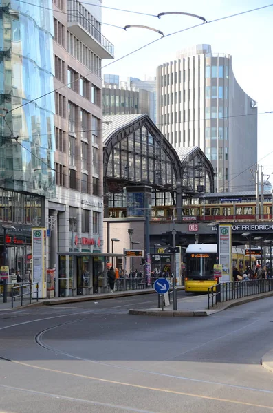 Straßenansicht Der Stadt Berlin Deutschland — Stockfoto