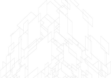 soyut geometrik şekil vektör çizim