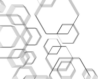 Altıgenli soyut arkaplan. vektör illüstrasyonu.