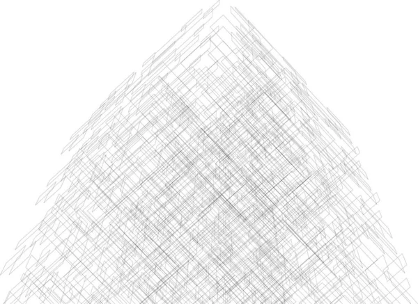 Abstrakte Geometrische Formvektorillustration — Stockvektor