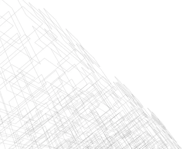 Abstracte Geometrische Vorm Vectorillustratie — Stockvector