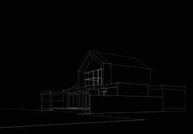 minimal geometrik mimari yapı tasarımı