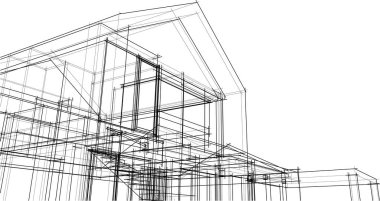 minimal geometrik mimari yapı tasarımı