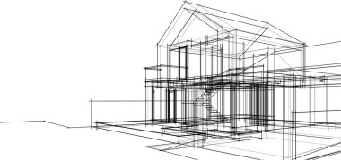 minimal geometrik mimari yapı tasarımı