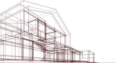 minimal geometrik mimari yapı tasarımı