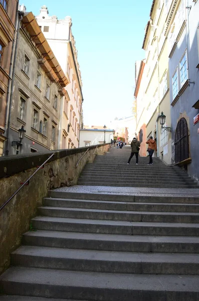 Vacker Utsikt Över Gamla Prag Tjeckien — Stockfoto