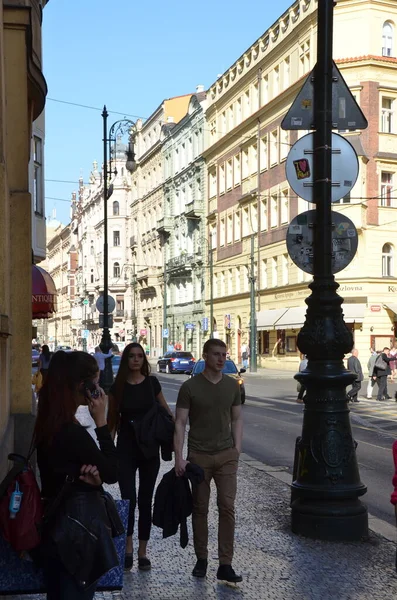 Schöne Stadtansicht Des Alten Prag Tschechische Republik — Stockfoto