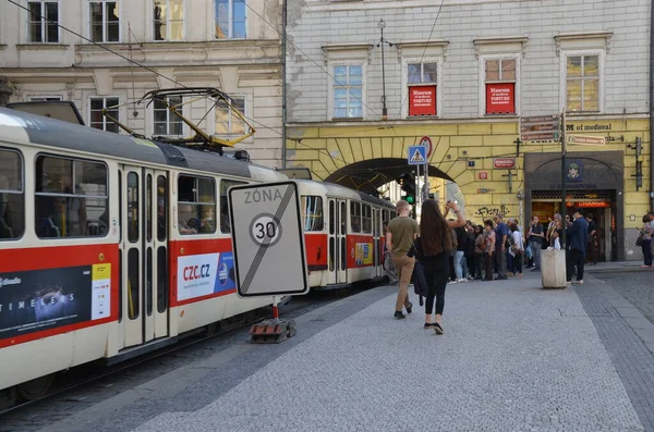 Eski Prag Çek Cumhuriyeti Nin Güzel Şehir Manzarası — Stok fotoğraf