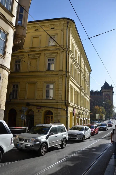 Eski Prag Çek Cumhuriyeti Nin Güzel Şehir Manzarası — Stok fotoğraf