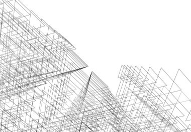 soyut çizim çizgileri ve arkaplan vektör çizimi oluşturur