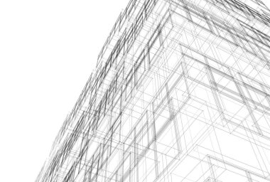 minimal geometrik mimari yapı tasarımı