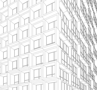 minimal geometrik mimari yapı tasarımı