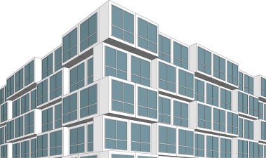 minimal geometrik mimari yapı tasarımı