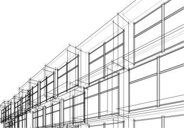 minimal geometrik mimari yapı tasarımı