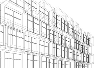 minimal geometrik mimari yapı tasarımı