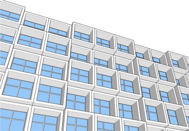 minimal geometrik mimari yapı tasarımı