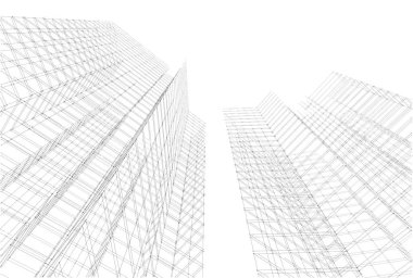 soyut mimari duvar kağıdı, dijital arkaplan