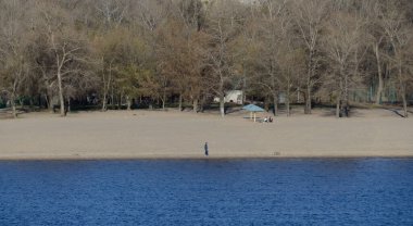 Ukrayna 'nın Kyiv şehrinin sokak manzarası