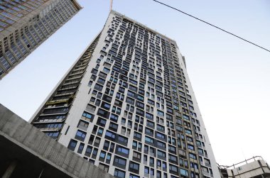 Modern binaların inşaat alanı 