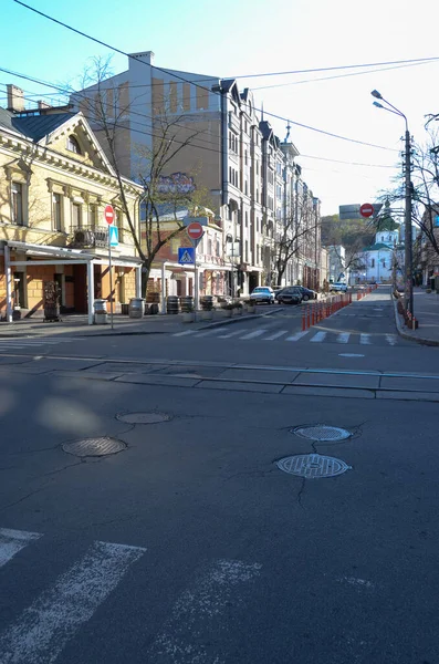 Street View Kyiv City Ukraine — Stock Photo, Image