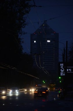 Kyiv, Ukrayna. şehir atmosferi konsepti, mimari görünüm