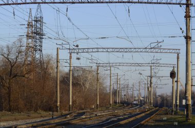Ukrayna 'nın Kyiv kentindeki tren istasyonu