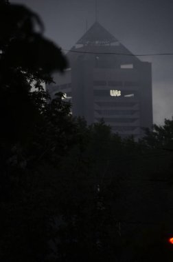 Ukrayna 'nın Kyiv şehrinin sokak manzarası