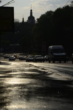 Şehir manzarası, trafik...