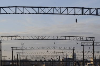 Ukrayna 'nın Kyiv kentindeki tren istasyonu