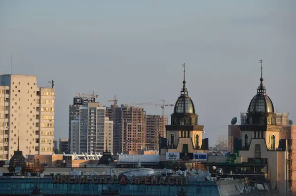 Вуличний Вид Міста Києва Україна — стокове фото