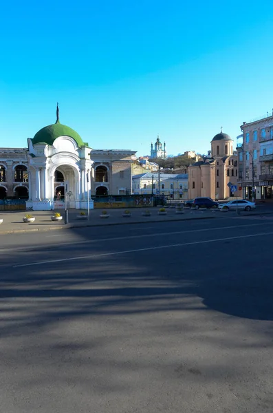 Ukrayna Nın Kyiv Şehrinin Sokak Manzarası — Stok fotoğraf