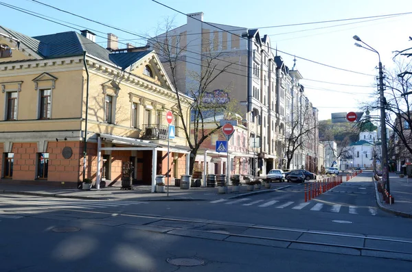 Vista Rua Cidade Kiev Ucrânia — Fotografia de Stock