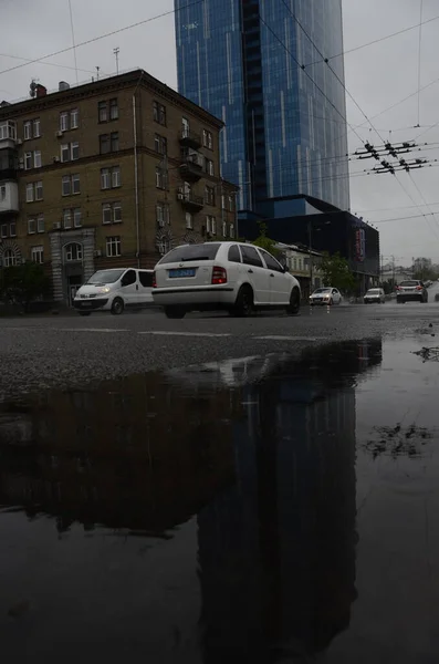 Вид Город Киев Украина — стоковое фото