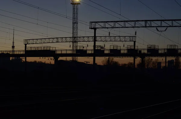 Dworzec Kolejowy Kijowie Ukraina — Zdjęcie stockowe