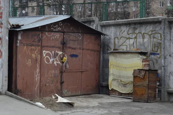 Киев Украина Концепция Городской Атмосферы Вид Улицы Города — стоковое фото