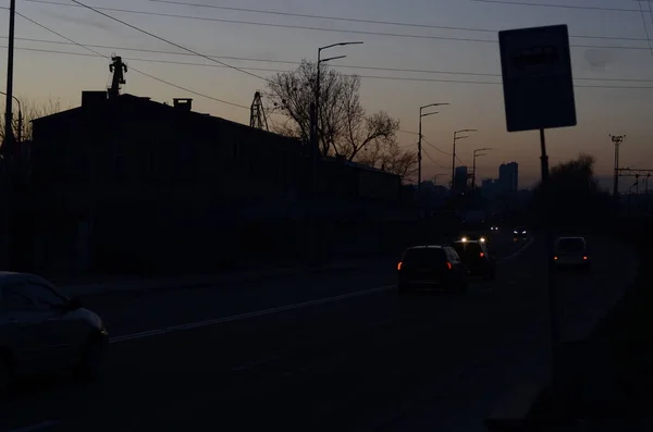 Киев Украина Концепция Городской Атмосферы Вид Улицы Города — стоковое фото